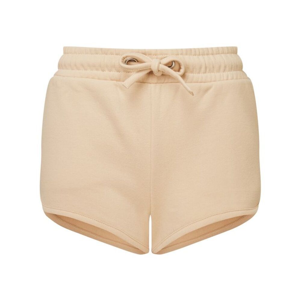 TriDri Womens/Ladies Recycled Retro Sweat Shorts / Nude
